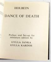 Holbein: Haláltánc. A bevezetőt írták és a miniatűrkiadást összeáll.: Janka Gyula, Kardos Gyula. (Mi...