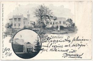 1903 Sárkányfalva, Sárkány, Sarkan; Koller kastély. Scolik Károly cs. és kir. udvari fényképész felv...