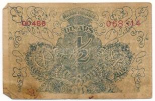 Jugoszlávia / Szerb-Horvát-Szlovén Királyság 1919. 1/2D "00486 068344" T:F,VG
Yugoslavia ...