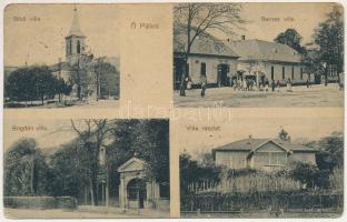 1916 Ópálos, Ó-Pálos, Ópaulis, Paulis (Arad-Hegyalja); Bódi villa, Baross villa, Bogdán villa, templ...