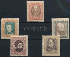 1919 Magyar tanácsköztársasági arcképek sor álló vízjellel (38.000)