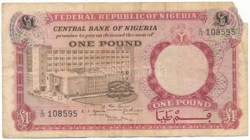 Nigéria DN (1965). 1P "C/12 108595" T:F sarokhiány
Nigeria ND (1965). 1 Pound "C/12 ...
