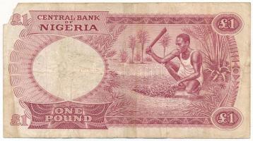 Nigéria DN (1965). 1P "C/12 108595" T:F sarokhiány
Nigeria ND (1965). 1 Pound "C/12 ...