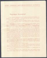 cca 1890 József főherceg Sanatorium meghívó 2 db