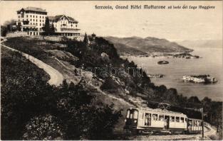 Mottarone, Ferrovia, Grand Hotel Mottarone ed isole del Lago Maggiore / electric railway, train, hot...