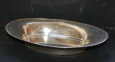 Múlt század eleji német mesterjelzéssel ellátott ezüst (Ag) tál szép állapotban 28cm-es hosszúsággal / 203g