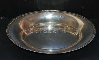 Múlt század eleji német mesterjelzéssel ellátott ezüst (Ag) tál szép állapotban 28cm-es hosszúsággal...