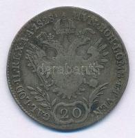 1828E 20kr Ag "I. Ferenc" Gyulafehérvár T:F patina
Unger III.: 1380.b, Huszár: 1980, Adam...