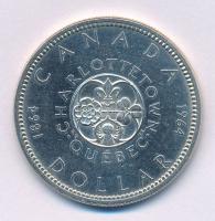 Kanada 1964. 1$ Ag "II. Erzsébet / Charlottetown" kapszulában T:XF
Canada 1964. 1 Dollar ...