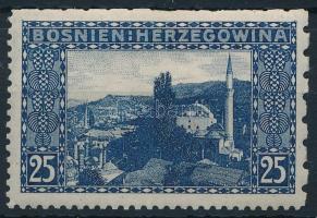 1906 25H bélyeg 6:6:12:12 fogazással