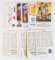 1970-1979 15 db reklám kártyanaptár + 2 db erotikus