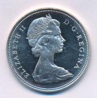 Kanada 1966. 1$ Ag "II. Erzsébet" kapszulában T:AU (eredetileg PP) patina
Canada 1966. 1 ...
