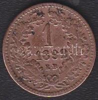 1892. 1Kr "Fiumei címer" T:3