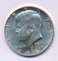 Amerikai Egyesült Államok 1967. 1/2$ Ag "Kennedy" kapszulában T:XF
USA 1967. 1/2 Dollar A...