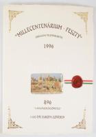 1996 "Millecentenárium - Feszty", Jubileumi telefonkártya. Használatlan, limitált kiadású ...