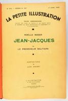 cca 1928-1933 La Petite Illustration c. francia nyelvű irodalmi folyóirat egybekötött számai, sérült...