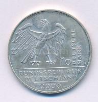 Németország 2000D 10M Ag "Az újraegyesítés 10. évfordulója" T:UNC,AU
Germany 2000D 10 Mar...
