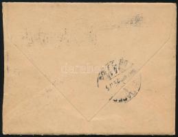 1912 Levél Turul 2 x 5f bérmentesítéssel "KÉZDIVÁSÁRHELY P.U." + "KÉZDIVÁSÁRHELY / BR...