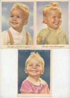 5 db MODERN gyerek képeslap / 5 modern children postcards