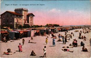 1928 Grado, La spiaggia nell'ora del bagno / beach (EK)