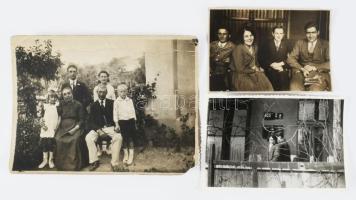cca 1915-1945 Vegyes régi fotók, kb. 100 db