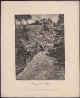 cca 1915-1920 Az Érdekes Újság 3 db háborús képe: "Hirt hoz a léggömb", "Fürdés orosz...