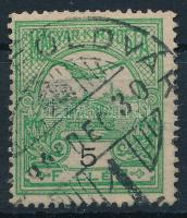 1906 Turul 5f "F LLÉR" lemezhiba