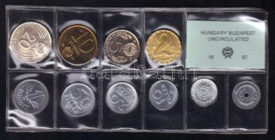 1987 2f-20Ft (10klf db) forgalmi sor szettben T:1