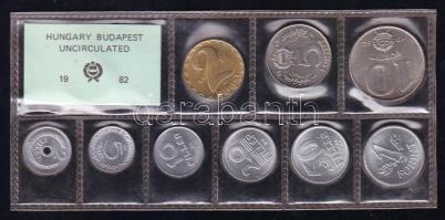 1982 2f-10Ft (9klf db) forgalmi sor szettben T:1