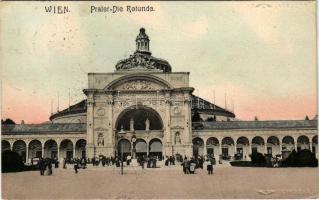 1911 Wien, Vienna, Bécs; Prater, Die Rotunde (EK)