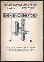 1911 Dreyer, Rosenkranz &amp; Droop GmbH Hannover katalógus, foltos lapok