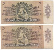 1939. 5P (2x) T:F
Hungary 1939. 5 Pengő (2x) C:F
Adamo P6