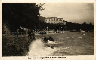 Lovran, Laurana, Lovrana; Lungomare e Hotel Laurana