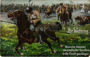 Der Weltkrieg - Russische Kosaken von preussischer Kavallerie in die Flucht geschlagen No. 506. / el...