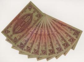 1945. 10.000P barna "MNB" dézsmabélyeggel (10x) T:XF-F szép papír
Adamo P23e