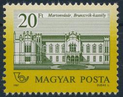 1997 Kastélyok (II.) 20Ft I.A típus 12 : 11 1/2 fogazás fényes svájci papíron (12.000)