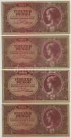 1945. 10.000P (8x) T:F szép papír
Adamo P23