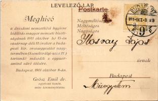1911 Internationale Hygiene-Ausstellung Dresden. Ungarischer Staatspavillon / Nemzetközi Higiéniai K...