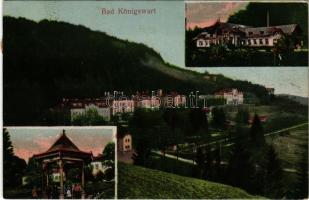 Lázne Kynzvart, Bad Königswart; multi-view postcard, spa (EK)