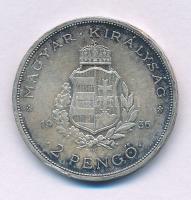 1936. 2P Ag "Liszt" T:XF patina, ph.
Adamo P7.3