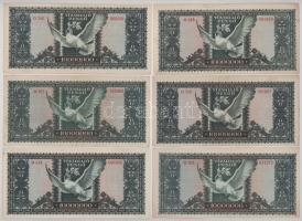 1945. 10.000.000P (6x) T:XF-F szép papír
Adamo P26