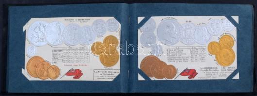 Die Geldsorten aller Länder herausgegeben von Alfred Josef Blümel. Wien, 1916. / 44 db RÉGI numizmat...