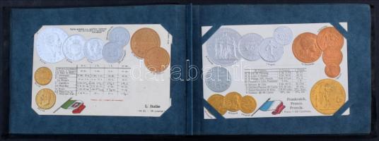 Die Geldsorten aller Länder herausgegeben von Alfred Josef Blümel. Wien, 1916. / 44 db RÉGI numizmat...
