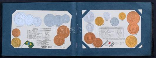 Die Geldsorten aller Länder herausgegeben von Alfred Josef Blümel. Wien, 1916. / 44 db RÉGI numizmat...