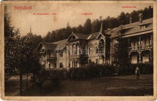 1917 Bártfafürdő, Bardejovské Kúpele, Bardiov, Bardejov; Dr. Blumenfeld, Antal és Erzsébet villa. Es...