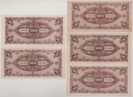 1946. 10.000BP (5x, egyiken "Dunántúli Éremgyűjtők Napja - Keszthely, 1974. május 26." fel...