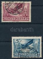 1936 Repülő (III.) 2P, 5P (7.500)