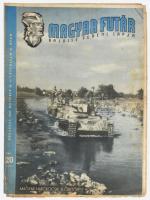1941-1943 A Magyar futár c. képes, háborús propaganda magazin 89 !! db száma. Nagyrészt jó állapotba...