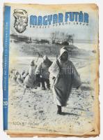 1941-1943 A Magyar futár c. képes, háborús propaganda magazin 89 !! db száma. Nagyrészt jó állapotba...