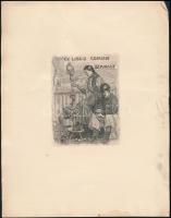 Nagy Sándor: (1868-1950): Ex libris Bernardy György (1864-1938) Marosvásárhely polgármestere részére...